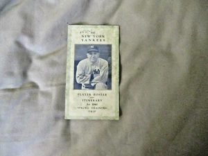 1940 New York Yankees Media Guide Lister Programa Joe Mccarthy Joe Dimaggio Anuncio - Imagen 1 de 5