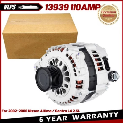 OEM Alternator For Nissan Altima Sentra 2002 2003 2004 2005 2006 2.5L 231008J000 Foto 1 de 4