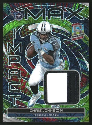 2023 Panini Spectra Max Impact Materials Meta #39 Chris Johnson Jersey /25 - Image 1 of 2