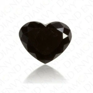 Natural Loose Diamond Heart Shape Black Diamond I3 Clarity 0.25CTs TO 3.00Cts - Picture 1 of 3