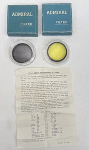 Lote De 2 Filtros Vintage Admiral Japón 52mm - Pola Y K2 En Cajas Originales - Imagen 1 de 9