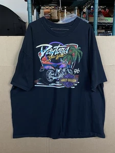 Harley Davidson Daytona Beach Bike Week 1996 de colección para hombre 2XL Dick Farmer's - Imagen 1 de 9