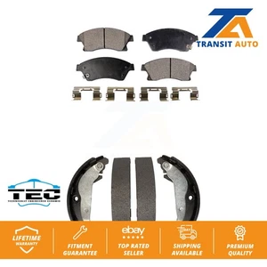 Front Rear Ceramic Brake Pads And Drum Shoes Kit For Chevrolet Cruze Limited - Picture 1 of 11