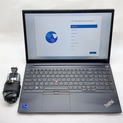 Portátil Lenovo ThinkPad E15 i7 1165G7 2,8 GHz 15,6" FHD 16 GB 512 GB NVMe Windows 11 Foto 1 de 4