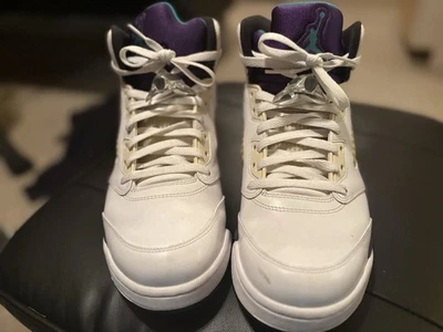 Air Jordan 5 Grape 2013 para hombre talla 11 usado sin caja/auténtico Foto 1 de 4