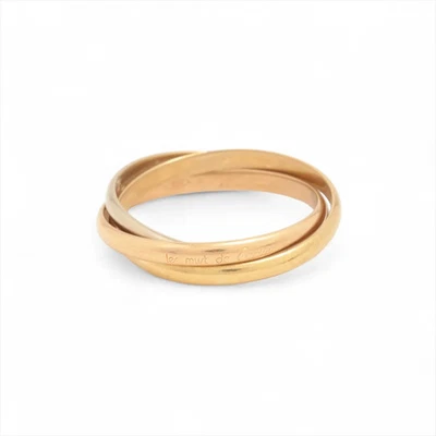 Cartier Trinity Ring 750(YG×PG×WG) 3.7g 53 - Image 1 of 4