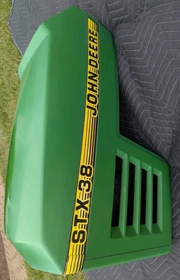 JOHN DEERE STX38 HOOD **ALSO FITS STX 30 AND STX46 MOWERS LOCAL PICK UP 08551 NJ - Image 1 of 4