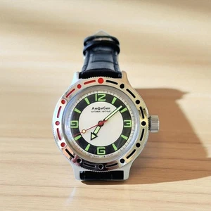 Rare Soviet Mechanical USSR mens watch VOSTOK AMPHIBIA - Picture 1 of 6