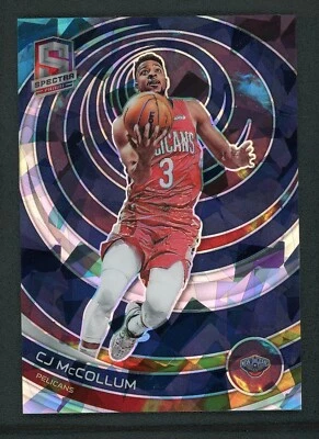 2022-23 CJ MCCOLLUM 30/49 panini spectra cracked ice - Image 1 of 2