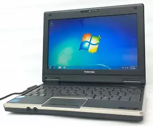 Toshiba Windows Laptop PC Nb100-128 - Atom N270 @ 1.6 - 1GB RAM - 8.9" - 120G... - Picture 1 of 7