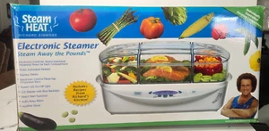 Steam Heat by Richard Simmons Electric Steamer Healthy Cooking Model EST7 NEW - Picture 1 of 2