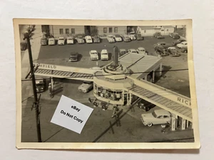 Vintage Foto Richfield Öl Tankstelle Hollywood Kalifornien 6379 Santa Monica Blvd - Bild 1 von 2