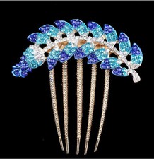 Wedding Blue Hair Comb Hair Accessories For Women For Sale Ebay