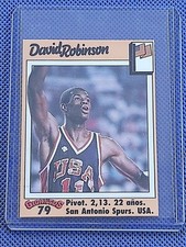 1989 DAVID ROBINSON #79 Gigantes del Basket NBA Card Sticker Rare SUNS  MINT