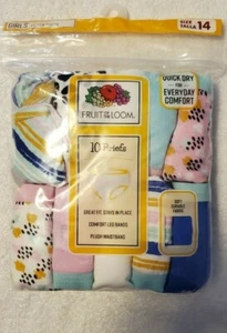 Fruit of The Loom Girl's Tag-Free 10 Briefs Size 14 - Picture 1 of 2