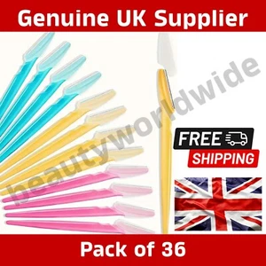 36Pcs EYEBROW RAZOR SET Dermaplanning Remover Brow Razor Shaver Face Razors - Picture 1 of 9