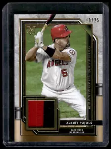 2021 Topps Museum #MMR-APU1 Albert Pujols Meaningful Materials Relics Gold - Picture 1 of 2