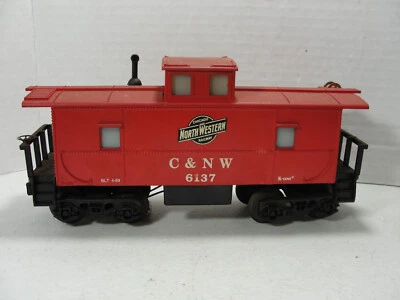 Vintage K-Line # 6137 Chicago & North Western Illuminated Caboose (O - 0/27). - Image 1 of 4