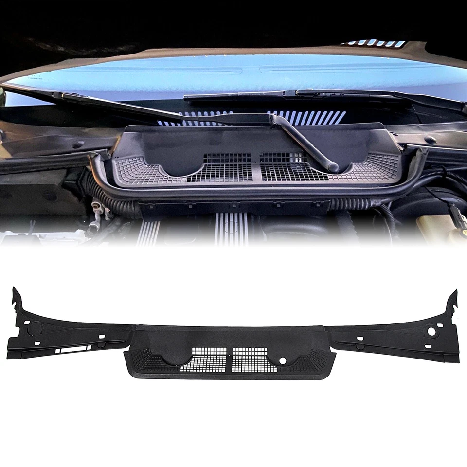 For BMW E36 Coupe 318i 328i M3 1992-99  Windshield Wiper Cowl Cover #51711977677 - Image 1 of 4
