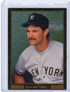 Don Mattingly 1989 Pacific Cards & Comics Card #12 Black Border NY Yankees a - Picture 1 of 6
