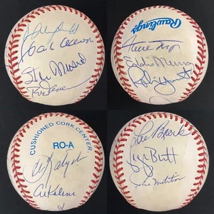 3000 Hit Club Signed Baseball GAB Hank Aaron W Mays S Musial +10 Auto HOF JSA #1 - Picture 1 of 9