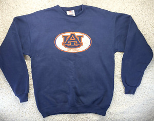 Vtg 90's Auburn University Tigers Crewneck Sweater Size Large