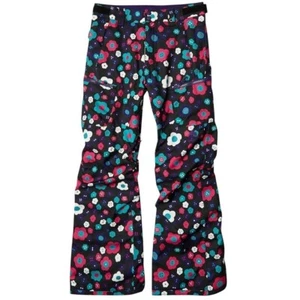 Burton Youth Girls' Elite Cargo Snow Pants Flower Power Small - Picture 1 of 12
