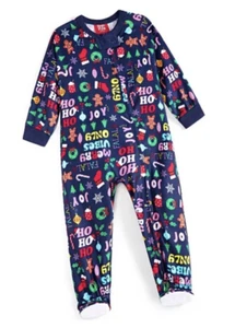 Family Pajamas Matching Baby Holiday One Piece Footed Multi Size 12M 6073 - Picture 1 of 3