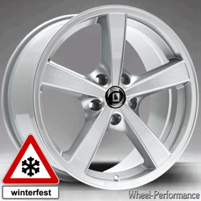 17 Zoll DW3 Alufelgen 7x17 5x110 ET38 silber für Saab - Bild 1 von 4
