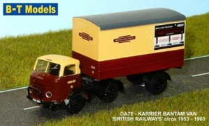 Base Toy DA77 Karrier Bantam Artic Van - British Railway Suitable 1/76 - Picture 1 of 1