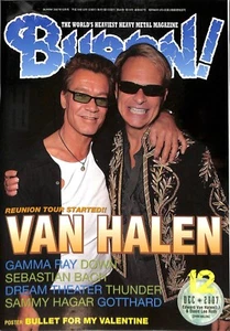 Burrn! Magazine Issue #12 December 2007 Van Halen Cover Heavy Metal Japan - Picture 1 of 2