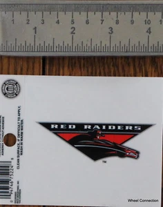 University of Texas Tech Red Raider Fensterklammer NCAA Aufkleber College Football - Bild 1 von 3