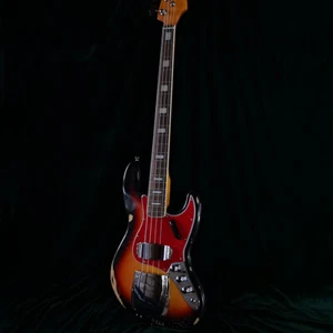 Stock Custom Shop Aged JB Electric Bass Guitar Eged Bass Guitar Sunburst - Foto 1 di 5