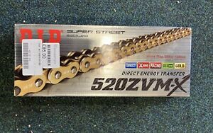 DID 520 Gold ZVMX X-Ring Race Track Bike Off Road Drive Chain Various Lengths 