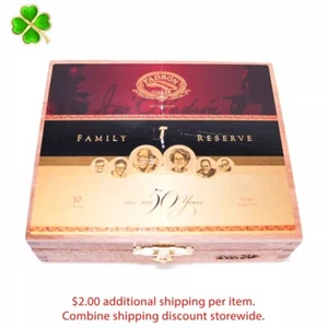 Reserva Familiar Padrón Nº 50 cajas de cigarros de madera vacías de 6" x 5" x 1,75" - Imagen 1 de 10
