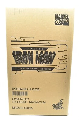 Hot Toys - CLÁSICO IRON MAN CMS014D57, Figura Sexta Escala, ¡NUEVO EN CAJA! Foto 1 de 2