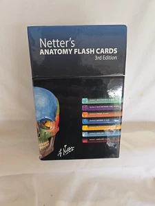 Netter's Anatomy Flash Cards 3rd Edition Medical Nursing Student AP Study Online - Picture 1 of 9