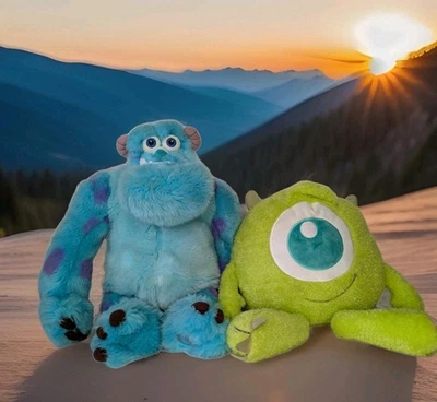 Paquete Peluche Disney Baby Monsters Inc. Mike Wazowski Cuteeze & SULLY Foto 1 de 4