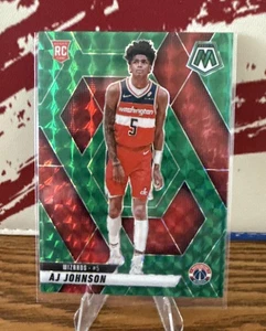 2024-25 Mosaic AJ JOHNSON #215 Rookie RC Green Mosaic Washington Wizards NBA - Picture 1 of 2