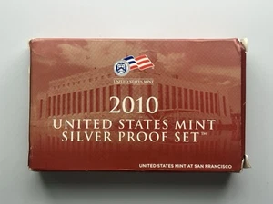 2010 United States Mint Silver Proof Set with COA - Picture 1 of 3