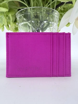 Porta-cartões Valentino Beauty GWP VIP GIFT rosa - Imagem 1 de 4