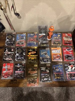 Dale Earnhardt 1/64 Adult Collectable NASCAR Stock Car Lot Gas Pump & Helmet - Image 1 of 4