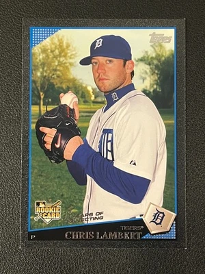 Крис Ламберт 2009 Topps дебютант Black Parallel /58 Tigers 262 - Изображение 1 из 2