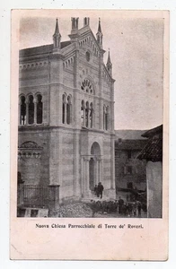 TORRE DE' ROVERI - Nuova Chiesa Parrocchiale - Animazione - Viaggiata ANNO 1923 - Imagen 1 de 2