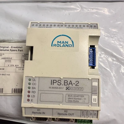 NEW MAN ROLAND IPS.BA-2 MOTOR CONTROL,BUS ADAPTER / COMM. MODULE - Image 1 of 4