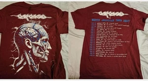 Camiseta Roja Carcass Tour 2025 Colección Regalo Para Abanico 2 Lados S-5XL - Imagen 1 de 5