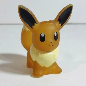 2018 Pokemon Clear Eevee Figure Finger Puppet Gotta Catch em All Nintendo Bandai - Picture 1 of 3