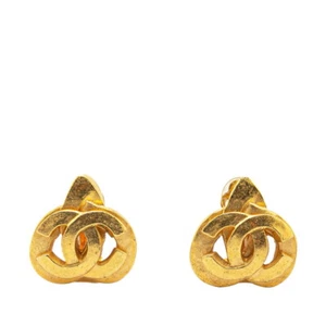 CHANEL vintage COCO Mark Earring Women 【Used】 - Picture 1 of 3