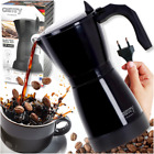 Elektrischer Mokkakanne Kaffekanne 300ml 6 Tassen 480W Schwarz | CAMRY CR4415b
