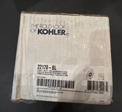 New Kohler  K-22170-BL Purist® Three-function shower head, 2.5 gpm O2 - Image 1 of 4